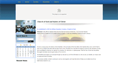 Desktop Screenshot of churchofgodandsaintsofchristjamaica.org